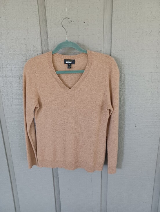 Charter Club Sweaters - Charter Club Cashmere Sweater Size M Women Preppy Long Sleeve V Neck Pullover